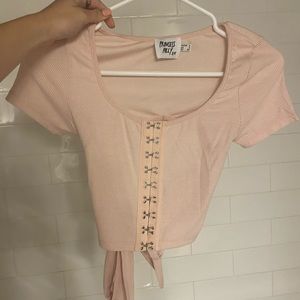 Princess polly pink crop top